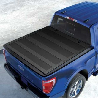 RFX Hard 4-Panel Folding Tonneau Cover – Black (20-26 Chev/GM Silverado/Sierra 2600/3500 (82in) 6ft