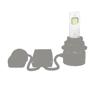 Brightsource Head Light Bulb Kit LED w/Fan Base - 2pc (Universal)