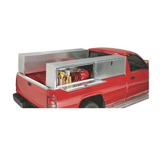 Lund Challenger Topside Tool Box 96in L x 14-13/16in W x 20in H - Aluminum